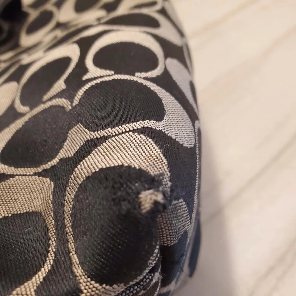 Coach F19188 Penelope Satchel in Black Logo Print